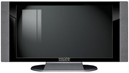 Faux TV Props by Props America with fake side speaker panels. Props America fake television props